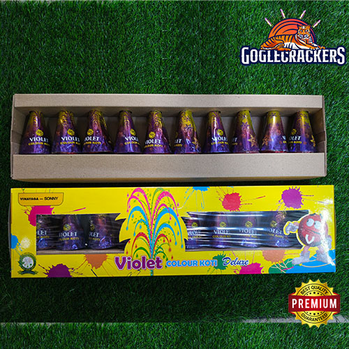 Violet Colour Koti (10 Pcs)
