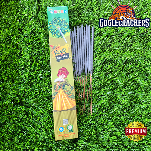 15cm Green Sparklers