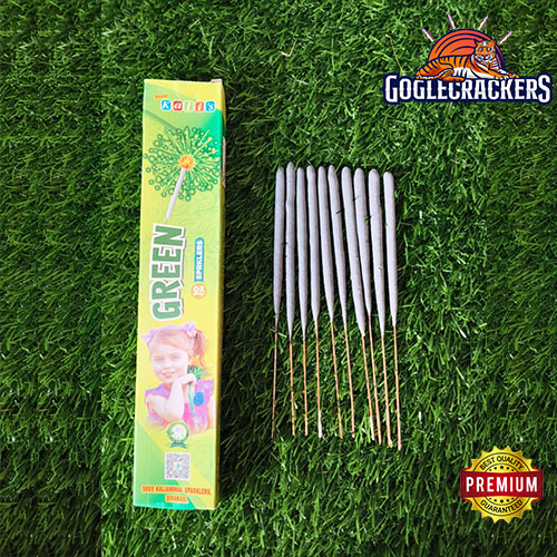 10cm Green Sparklers